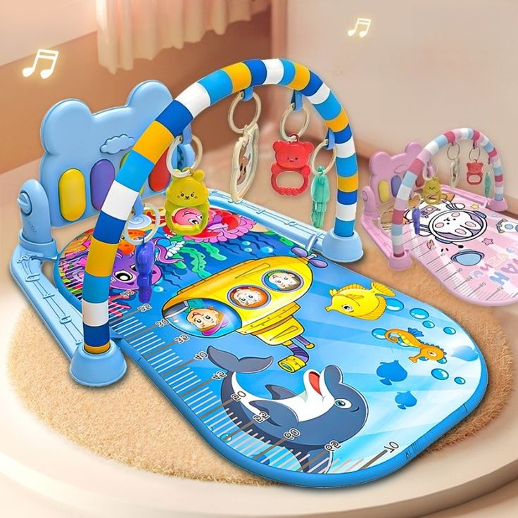 Interactive play mat for baby’s growth and fun.