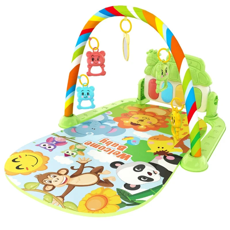 Interactive play mat for baby’s growth and fun.